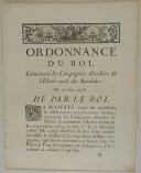 Photo 1 : ORDONNANCE DU ROI, concernant les Compagnies détachées de l'Hôtel royal des Invalides. Du 17 juin 1776. 7 pages