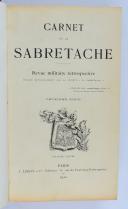 Photo 1 : CARNETS DE LA SABRETACHE : REVUE D'HISTOIRE MILITAIRE, ANNÉE 1910.