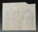 Photo 1 : ROUSSELOT LUCIEN, FIRST EMPIRE STAFF OFFICERS, 20th century: original drawing. 26647