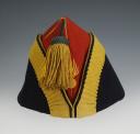 POLICE HAT TROOP dDU 4th REGIMENT OF VOLTIGEURS OF THE IMPERIAL GUARD, 1860 “gusset” model, Second Empire. 26889