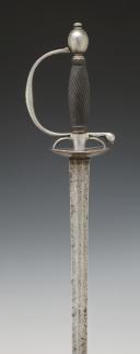 MOURNING SWORD FOR CIVIL OR MILITARY USE, reign of Louis XV, Old Monarchy, around 1750-1767. Item number 29065.