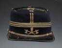 KÉPI DE CAPITAINE DE SAPEURS-POMPIERS, modèle 1860, Second Empire. 24456
