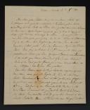 Photo 1 : AUTOGRAPH LETTER SIGNED BY AN OFFICER NAMED "HIDULPHE" TO "JULIE", Nassau-Biberich, November 2, 1813. Item number: 18856-25