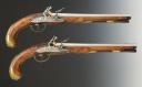 PAIRE DE PISTOLETS D'ARÇON DE JOHANN JACOB BEHR, vers 1720. 34625