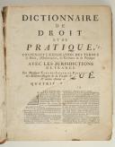 Photo 1 : Dictionnaire de droit et de pratique