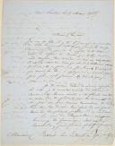 Photo 1 : Lettre écrite par monsieur BAREIT, Sous-Lieutenant au 93e de Ligne 