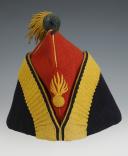 Photo 2 : POLICE HAT TROOP dDU 4th REGIMENT OF VOLTIGEURS OF THE IMPERIAL GUARD, 1860 “gusset” model, Second Empire. 26889