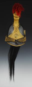 Photo 2 : OFFICER'S HELMET OF CUIRASSIERS, model 1825 modified 1830, July Monarchy. 26599.