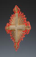 Photo 2 : CROSS OF THE SADDLE CLOTH FOR MUSKETEER SADDLES OF THE 1st COMPANY OF THE KING'S MILITARY HOUSEHOLD, Restoration period. 28879