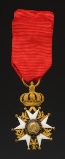 Photo 2 : TWO REPRODUCTIONS OF A KNIGHT'S CROSS OF THE LEGION OF HONOUR SECOND EMPIRE AND ONE OF AN OFFICER THIRD REPUBLIC. 26394-26395