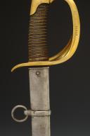 Photo 2 : SABRE TROUPE DE CAVALERIE LÉGÈRE, modèle 1882, Troisième République. 30709-3