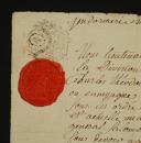 Photo 2 : Gendarmerie Nationale 35e Division. ATTESTATION DE SERVICES DÉLIVRÉE PAR LE LIEUTENANT COLONEL ROSSIGNOL* À CHARLES THEODORE MEUNIER, 25 juin 1793. 18915-1