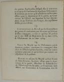 Photo 3 : ORDONNANCE DU ROI, concernant les Compagnies détachées de l'Hôtel royal des Invalides. Du 17 juin 1776. 7 pages