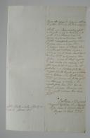 Photo 3 : Vendée Wars. MEMOIR FOR A PENSION APPLICATION FOR JOSEPH BALTASAR NIEDERÖST, Captain of a Swiss company in Vendée, February 1816. 18913-34
