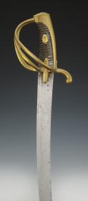 Photo 4 : LIGHT CAVALRY SABER SIGNED FROM THE MANUFACTURE OF VERSAILLES, model Year XI (1802), First Empire. 28217