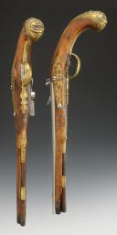 Photo 5 : PAIRE DE PISTOLETS D'ARÇON DE JOHANN JACOB BEHR, vers 1720. 34625