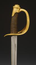 Photo 6 : SABRE TROUPE DE CAVALERIE LÉGÈRE, modèle 1882, Troisième République. 30709-3