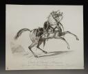 HORACE VERNET, STUDY OF A HUNGARIAN HORSE: Engraving, First Empire. 26671