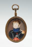 Photo 1 : CAPTAIN AIDE-DE-CAMP OF A HORSE ARTILLERY REGIMENT, First Empire: miniature portrait. 29246-2