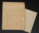 DEUX LETTRES AUTOGRAPHES : L'UNE DU GÉNÉRAL DE CAVALERIE LOUIS BRO DE COMÈRES À SON ÉPOUSE LAURE, Thorn le 15 juin 1813, L'AUTRE DE SON ÉPOUSE À LOUIS, le 10 mars 1813. 18856-26