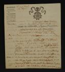 Prisonniers de guerre autrichiens. 1805. LETTRE AUTOGRAPHE SIGNÉE DE L'ADJUDANT-COMMANDANT HÉNIN DE CUVILLERS *, AU GÉNÉRAL LEVAL **, commandant de la 5e Division militaire, 4 novembre 1805. 18910-29