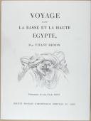 Photo 2 : VIVANT DENON - " Voyage dans la basse et la haute Égypte, par Vivant Denon " - 1989
