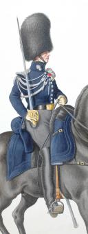 Photo 2 : 1830. Garde Royale. Grenadiers à Cheval (1er Régiment). Chef d'Escadron.