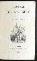 Photo 2 : JOURNAL DE L'ARMÉE. 3 TOMES : 1833 - 1834 - 1836.