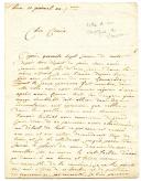 Photo 2 : 2 LETTRES DE MARINS : L'ENSEIGNE DE VAISSEAU CLÉMENT (..?) , 10 prairial an 7(29 mai 1794) ET LEBLOND, 28 germinal an 3 (16 avril 1795). 1794-1795.