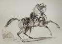 Photo 2 : HORACE VERNET, STUDY OF A HUNGARIAN HORSE: Engraving, First Empire. 26671