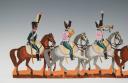 Photo 2 : 7ème RÉGIMENT DE CHASSEURS À CHEVAL PREMIER EMPIRE : SOLDATS DE STRASBOURG FIGURINE DE CARTE EN CARTON gouaché par la famille WURTZ, deuxième tiers du XIXème siècle, vers 1815-1848. 31156-37