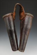 Photo 2 : PAIRE DE FONTES POUR PISTOLETS, Premier Empire. 33731