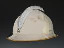 Photo 3 : CASQUE DE SAPEURS-POMPIERS DE LA VILLE DE PARIS, modèle du 5 octobre 1933, Cinquième République. 25486