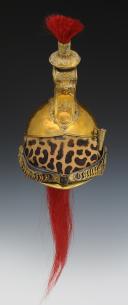 Photo 3 : CASQUE DE TROMPETTE DE DRAGONS, modèle du 20 novembre 1858, Second Empire. 26986