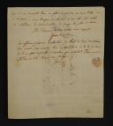 Photo 3 : Prisonniers de guerre autrichiens. 1805. LETTRE AUTOGRAPHE SIGNÉE DE L'ADJUDANT-COMMANDANT HÉNIN DE CUVILLERS *, AU GÉNÉRAL LEVAL **, commandant de la 5e Division militaire, 4 novembre 1805. 18910-29