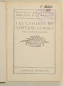 Photo 3 : COIGNET. Les cahiers du Capt. Coignet.