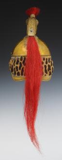 Photo 6 : CASQUE DE TROMPETTE DE DRAGONS, modèle du 20 novembre 1858, Second Empire. 26986