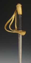 Photo 8 : SABRE TROUPE DE CAVALERIE LÉGÈRE, modèle 1822 modifié Troisième République. 30709-4