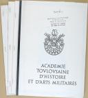 Photo 1 : GUEZE - Académie Toulousaine d'Histoire et d'Arts Militaires - Lot de 4 brochures dactylographiées - 1977