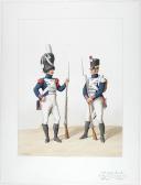 1816. Garde Royale. Infanterie (5e Régiment). Voltigeur