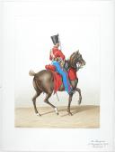1820. Hussards. Lieutenant (4e Régiment - du Nord).