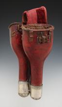 PAIRE DE FONTES POUR PISTOLETS DES GARDES DU CORPS DU ROI, Restauration. 29829
