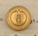 OFFICER BUTTON OF THE 8th DRAGOON REGIMENT, Restoration period. 26575