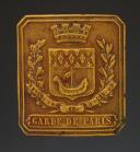 PLAQUE DE CEINTURON DE LA GARDE RÉPUBLICAINE, modèle 1872, Troisième République. 27818