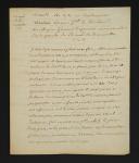 Armée de la Moselle. LETTRE AUTOGRAPHE SIGNÉE DU GÉNÉRAL DE DIVISION VINCENT AU AU GÉNÉRAL COMMANDANT L'AILE GAUCHE DE L'ARMÉE DE LA MOSELLE TAPONIER, 21 vendémiaire an (?). 18915-3