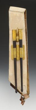BAUDRIER PORTE-BAGUETTES DE GRENADIERS D'INFANTERIE, Premier tiers du XIXème siècle. 33641