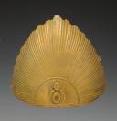Czapka plate of the 8th Regiment of Lancers, model 1854, Second Empire. 34332-1.
