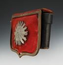 Photo 2 : CARTRIDGE BOX OF THE KING'S BODY GUARDS, WAGRAM COMPANY, first model 1814, Restoration. 27915