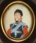 Photo 2 : MUSKETEER OF THE SECOND COMPANY "BLACK MUSKETEER", Restoration: miniature portrait. 29246-12