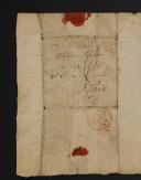 Photo 2 : LETTRE AUTOGRAPHE SIGNÉE DU SOUS-OFFICIER PASQUIER, fourrier au 3ème régiment d'artillerie de marine, À SA MÈRE demeurant à Paris, le 18 décembre 1813 à Worms. 18856-27